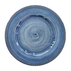 Тарелка обеденная Matceramica Augusta 27 см синий