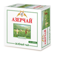 Чай зеленый Азерчай классик 100 пакетиков