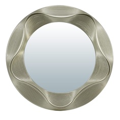 Зеркало декоративное "Гавр", серебро, 25 см, D зеркала 17 см QY