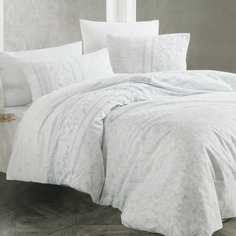 Комплект постельного белья Bahar ranforce 1.5 спальный ivy v3 blue