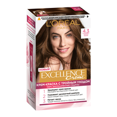 Краска L’Oreal Excellence стойкая 4.3 Золотой Каштан (AA072300) L'Oreal