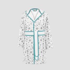 Халат Togas Космик белый/серый 7-8 г