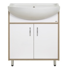 Тумба без раковины Мисти делла 70 напольная прямая лдсп/белый