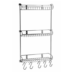 Полка металлическая прямая Wasserkraft 32,6х54,2х13 см