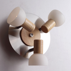 Бра с элементами дерева  Lucia tucci NATURA W089.3R