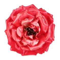 Цветок декоративный на клипсе Edg красный 18 см