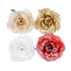 Цветок декоративный Kaemingk на клипсе 11 см в ассортименте