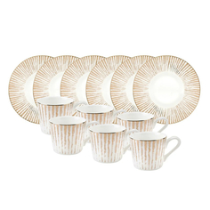 Кофейный набор Top Art Studio Голден Фан из 12 предметов Топ арт студио