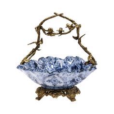 Чаша для фруктов Glasar 32x20x38см ГЛАСАР