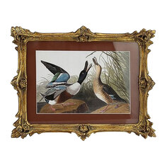 Картина Glasar в прямоугольной раме две птицы машут крыльями, 39x3x31 см ГЛАСАР