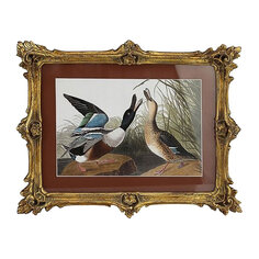 Картина Glasar в прямоугольной раме две птицы машут крыльями, 39x3x31 см ГЛАСАР