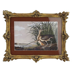 Картина Glasar в прямоугольной раме две птицы на берегу, 39x3x31 см ГЛАСАР
