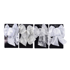 Бант декоративный Kaemingk 442470 11х15 см в ассортименте