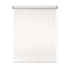 Штора рулонная Уют Дельфы белый 140х175 см