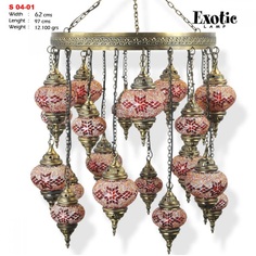 Люстра Exotic Selection S 04-01 красная