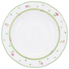 Набор глубоких тарелок Thun Menuet декор Роза 23 см 6 шт