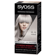 Стойкая крем-краска Syoss Color 10-15 "Титановый"