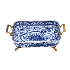 Блюдо Glasar 30x21x9см ГЛАСАР