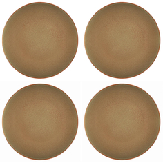 Набор тарелок Top Art Studio Оливковый 25 см 4 шт Топ арт студио