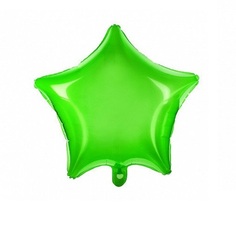 Шар воздушный Party Deco из фольги star зеленый 48см