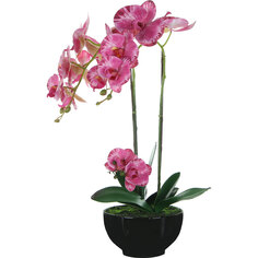 Цветок искусственный в горшке Fuzhou Light орхидея 3 цвета 60 см