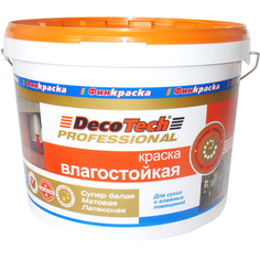 Краска Decotech Professional Влагостойкая база WA 3 л