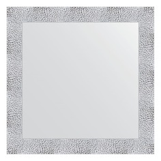 Зеркало в багетной раме Evoform чеканка белая 70 мм 66x66 см