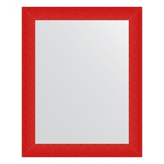 Зеркало в багетной раме Evoform красная волна 89 мм 80x100 см