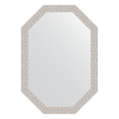 Зеркало в багетной раме Evoform мозаика хром 46 мм 48x68 см