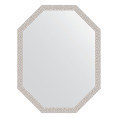 Зеркало в багетной раме Evoform мозаика хром 46 мм 68x88 см