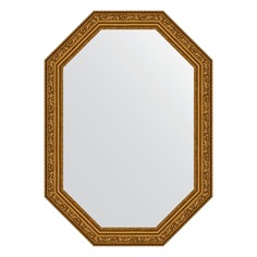 Зеркало в багетной раме Evoform виньетка состаренное золото 56 мм 50x70 см