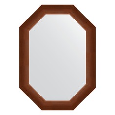 Зеркало в багетной раме Evoform орех 65 мм 52x72 см