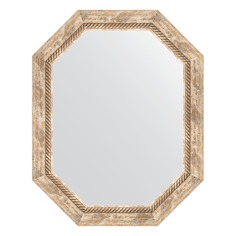 Зеркало в багетной раме Evoform прованс с плетением 70 мм 58x73 см