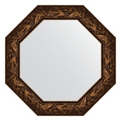Зеркало в багетной раме Evoform византия бронза 99 мм 73x73 см