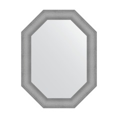 Зеркало в багетной раме Evoform серебряная кольчуга 88 мм 66x86 см