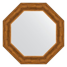 Зеркало в багетной раме Evoform травленая бронза 99 мм 74x74 см
