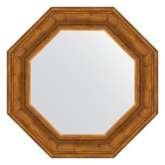 Зеркало в багетной раме Evoform травленая бронза 99 мм 64x64 см