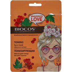 Маска Biocos 36377 тканевая для лица тонизирующая