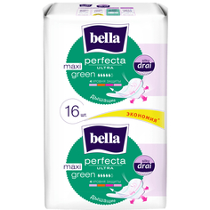 Прокладки Bella Perfecta Ultra Maxi Green, супертонкие, 16 шт