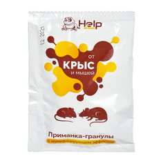 Приманка Help от крыс и мышей в гранулах, саше, 50 г