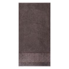 Махровое полотенце Cleanelly Noce moscata коричневое 70х140 см