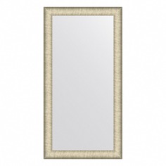 Зеркало в багетной раме Evoform брашированное серебро 59 мм 53х103 см