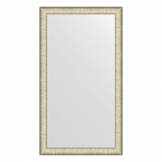 Зеркало в багетной раме Evoform брашированное серебро 59 мм 63х113 см