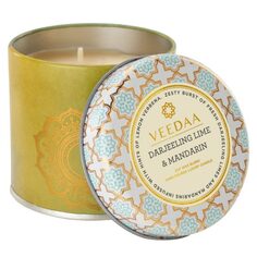Свеча в жестяной банке Veedaa Darjeeling lime & mandarin