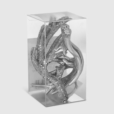 Набор елочных игрушек Unique Treasures 16 см серебро , 4 шт