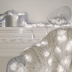 Электрогирлянда Reason 80 LED 10 м снежинки, со стартовым шнуром