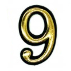 Цифра пластмассовая Локри №9