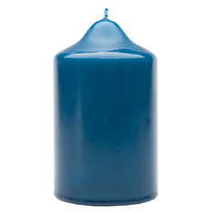 Свеча бочонок Антей-Кэндл классик 10х5 см синий