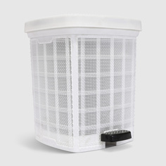 Бак мусорный Akay с педалью 12л белый