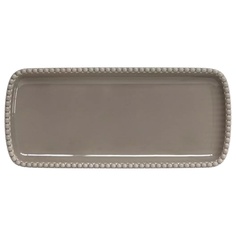 Блюдо прямоугольное Easy life Темно-серый Tiffany 36х16 см